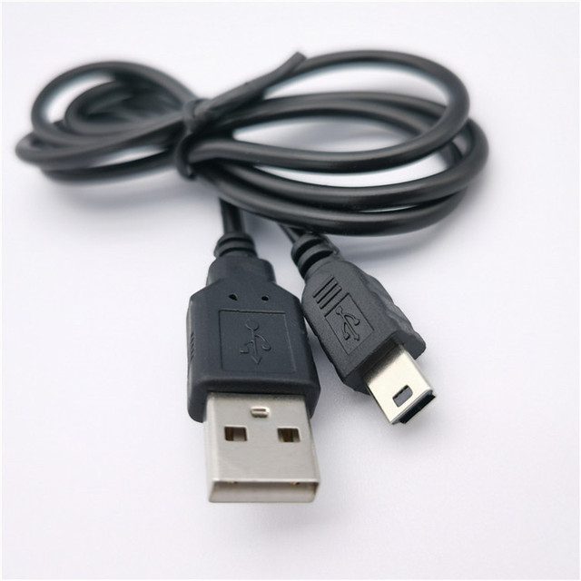 Mini USB Charging Cable Standard USB 2.0 to Mini B Male Charger Cord Durable Mini USB Cable