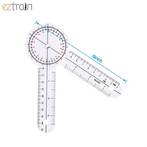 Ensemble de goniomètres 3 pièces 12 ", 8", 6 "ruban à mesurer pour le corps-thérapie physique, fitness, rapporteur, règle d'ange outil de mesure - Product Image 5