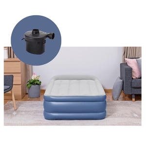 Pompa ad aria elettrica 220-240V con 3 ugelli, gonfiatore e sgonfiatore rapido per materassi e piscine - Product Image 4