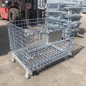 Système de ballast de <span class=keywords><strong>tente</strong></span> Système de conteneur en treillis métallique carré pliable Cage de cargaison d'entrepôt fixe à support vertical pour l'extérieur - Product Image 3