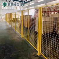 Barrera de Seguridad de Malla de Alambre Soldada para Protección de Máquinas Industriales, Aislamiento de Equipos de Taller y Áreas de Producción en Fábricas