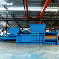 Presse à papier horizontal compacte pour économiser de l'espace, équipement de compactage pour usine de fabrication et logistique