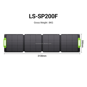 Panel Solar Plegable de 200W |   Estuche Impermeable IP67 con 144 Celdas MONO, 23% de Eficiencia, para Generador Solar LS-SP200F de 200W - Product Image 3