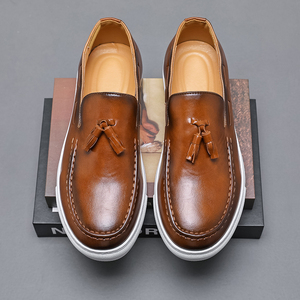 Zapatos Mocasines de Vestir de Alta Calidad en PU Cómodos y Elegantes para Hombre, Estilo Clásico de Otoño, Misma Marca - Product Image 3