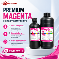 Encre d'impression UV CMYK+Blanc Effet 3D Haute Qualité Impression Numérique pour Matériaux Durs, Souples et Neutres ZLQ pour Imprimante Industrielle G5 G6 I3200