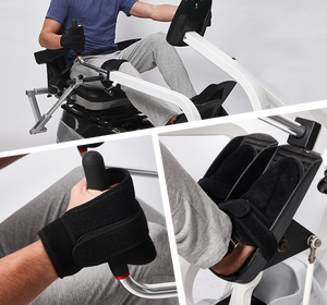 Alat Latihan Cross Trainer Rebah dengan 32 Tingkat Ketahanan yang Dapat Disesuaikan untuk Fisioterapi, Rehabilitasi Olahraga, Stroke, dan Cedera Otak - Product Image 4