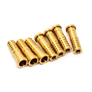 Piezas de latón Costrom Cnc de alta precisión, accesorios de latón torneados CNC para conexiones de sistemas hidráulicos industriales - Product Image 4