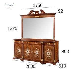 Aparador EKAR Marlborough <span class=keywords><strong>Grand</strong></span> Heritage &amp;   Espejo |   Aparador de Lujo Estilo Inglés en Madera de Caoba | - Product Image 6