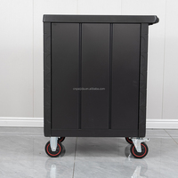 Chariot à outils mobile de réparation automobile en fer de qualité supérieure, établi roulant OEM/OBM à 5 tiroirs, capacité 300 kg, anti-rouille pour garage