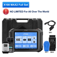 Programmateur de clés IMMO XTOOL X100 MAX2, codage ECU J2534, scanner de diagnostic bidirectionnel, 42+ services, CAN FD DoIP