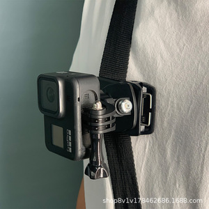 Adaptador de Clip con Gancho en J para Montaje Vertical en Superficies, Rotación de 360°, para Cascos GoPro Hero 13 12 11 10 9 8 7, DJI Osmo Action, <span class=keywords><strong>Insta360</strong></span> - Product Image 6