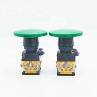 Diamètre du trou LAY50-22B-11M 22mm le diamètre de la tête 60mm Maintenu auto-bloquant ou bouton poussoir grand champignon momentané à réinitialisation automatique