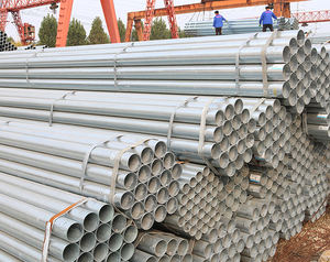 ASTM Q235 profilo in acciaio dolce zincato a sezione cava tondo tubo di ferro/acciaio cavo barra rotonda saldata tubi in acciaio - Product Image 5