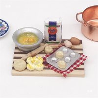 1:12 Mini-Diy Plastic Poppenhuis Keukenservies Spelen Snacks Groenten Fruitflessen Sauzen Met Miniatuurpoppen