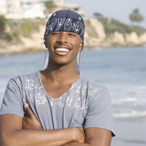 Durag in Seta Paisley Unisex all'Ingrosso, Copricapo in Raso Stile Pirata con Coda Lunga, Foulard per Capelli, Bandane per Uomini e Donne - Product Image 6