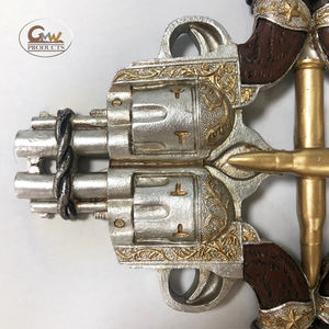 गर्म बेचने गुणवत्ता रेट्रो घर सजावट के लिए विचारों मोती राल पिस्तौल पार पकड़ती - Product Image 4