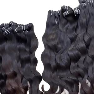 ผมมนุษย์แท้แบบพรีเมียม  ไม่ผ่านการแปรรูป  แบบเวอร์จิ้น  ลอนธรรมชาติ  ไม่หลุดร่วง  ไม่พันกัน  จัดส่งรวดเร็ว  ขนาด 10-30 นิ้ว สำหรับผู้หญิง - Product Image 1