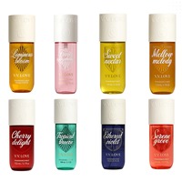VV Love Set de Regalo de 8 Perfumes, Bruma Corporal Líquida de Larga Duración para Mujer, Francia