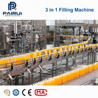 Machine de remplissage automatique de jus d'orange à grande vitesse 8000 BPH pour ligne de production de jus à grande échelle