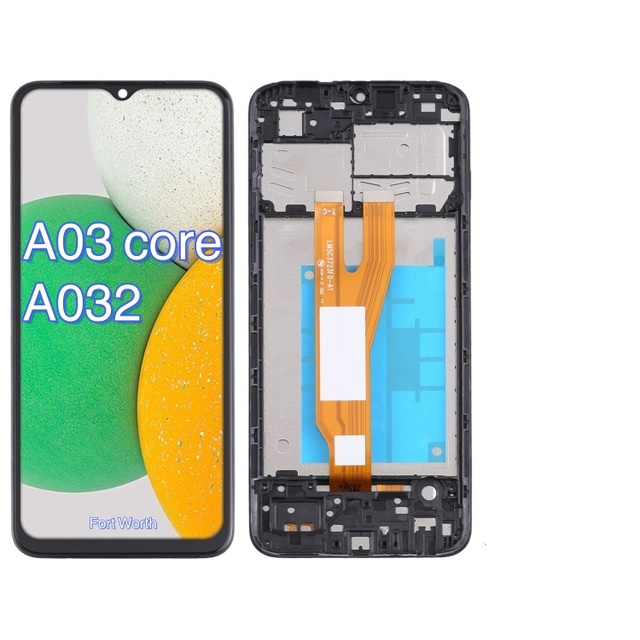 For A03 Core Screen Assembly A032F/A032M LCD Touch Display 1 Year Warranty 5.4"-6.9" Sizes Internal External Integrated