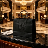 Sacs cadeaux de luxe en papier kraft personnalisés avec logo, emballage d'achat en gros de qualité supérieure en brun