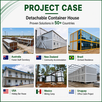 Casa Contenedor Desmontable, Refugio de Emergencia, Edificio Modular Prefabricado, Oficina Portátil, Alojamiento para Trabajadores, Aprobado por CE e ISO