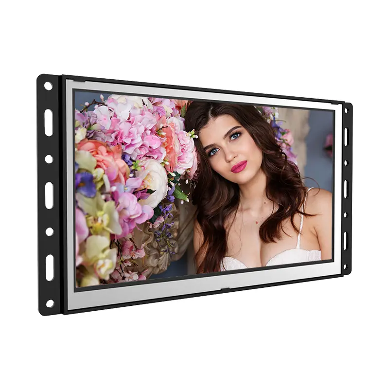 wholesale price 8 inch open frame lcd monitor full hd tft touch screen signage advertising display digital