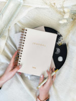 Journal de gratitude quotidien personnalisé Journal d'anxiété d'humeur Journal de reliure de fil