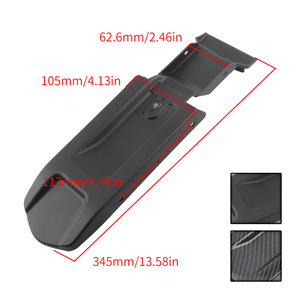 Panel interior de guardabarros trasero de fibra de carbono ZUQING para motocicleta eléctrica Sur-Ron Light Bee, cubierta negra debajo del asiento - Product Image 5