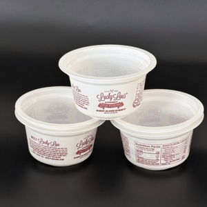 Biểu Tượng Tùy Chỉnh 220 ml Cốc Sữa Chua Bao Bì Nhựa <span class=keywords><strong>Container</strong></span> Cho Sữa Chua Đông Lạnh Và Ice Cream Với Nắp - Product Image 1