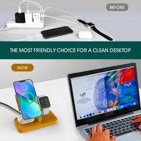 Produits tendance 2025, chargeur sans fil 4 en 1, chargeur sans fil à charge rapide 15 W pour iPhone