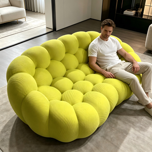 Juego de Sofás de Terciopelo Premium, Sofá Integrado para Sala de Estar, <span class=keywords><strong>Muebles</strong></span> Italianos <span class=keywords><strong>Roche</strong></span> <span class=keywords><strong>Bobois</strong></span> Bubble Hechos a Medida - Product Image 4