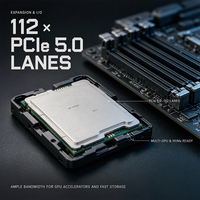 CPU Server W5-3435X 16C/32T 3.1GHz 51MB 270W TDP LGA4677 Socket DDR5 8 Channel untuk Workstation Virtualisasi Pemrosesan Data