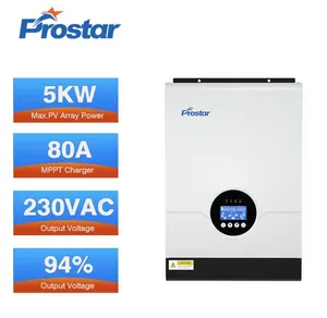 Prostar MPPT AC DC Solar Inverter 3KW 5KW Pure Sine Wave Off Grid Hybrid solar Inverter