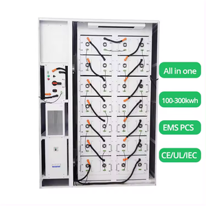 Sistema de gabinete de almacenamiento de energía industrial y comercial de refrigeración líquida para exteriores de 200KW 373KWH con batería Lifepo4 - Product Image 1