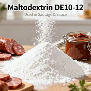 Maltodekstrin Aglomerat DE10-12 Bersertifikat Kosher, Pemanis Makanan Bubuk dalam Kemasan Karung 25kg, Harga Bubuk Malto Dekstrin - Product Image 2