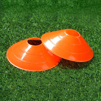 Groothandel plastic schijfmarkeringskegels, platte snelheids- en behendigheidstrainingkegels voor voetbal, basketbal en andere sporten.