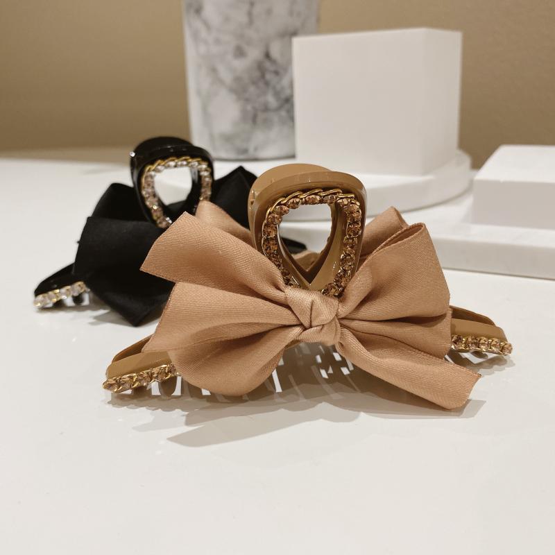 Модная заколка для волос со стразами, элегантная заколка для волос с бантом акулы, аксессуары для женщин и девушек, оптовая продажа