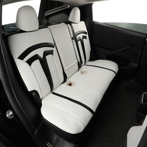 Housses de siège de voiture en cuir respirant et imperméable, personnalisées par le fabricant EKR, ensemble complet de 9 pièces pour <span class=keywords><strong>Tesla</strong></span> <span class=keywords><strong>Model</strong></span> <span class=keywords><strong>3</strong></span>/SENTRA, 4 saisons - Product Image 2