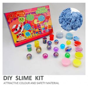 TOYSRUNNER Diy Glue Putty Activator Slime Kit Shake Snoop Crystal Mud Pigment Color Squishy Slime for Kids - Product Image 3