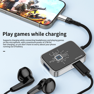 <span class=keywords><strong>Adaptateur</strong></span> OTG <span class=keywords><strong>Lightning</strong></span> vers USB 3.0 avec chargeur 3-en-1 pour clé USB, streaming en direct, carte son, PC, téléphone, console de jeu - Product Image 3