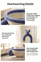 USMILEPET Griffoir et Lit pour Chat 2 en 1 en Sisal Naturel, Planche à Griffer Écologique en Sisal pour Chatons d'Intérieur, Nid Griffoir pour Chat