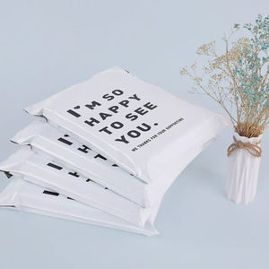 Bolsa exprés gruesa personalizada, bolsa de embalaje logística impresa en blanco, bolsa exprés impermeable reciclable - Product Image 3