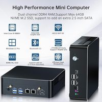Mini PC Core I9-9880H 8C/16T 4.8GHz 64GB DDR4 2TB SSD Windows 11 Pro DP/ 4K 60Hz