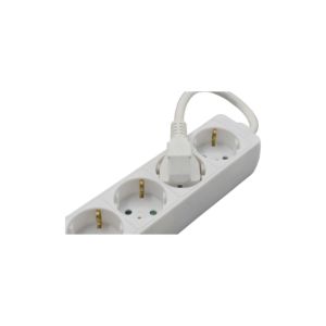 E-SUN hoạt động trơn tru đa cắm ổ cắm với cổng USB EU cắm EU Dải điện 6 cách mở rộng ổ cắm với dây mở rộng dài - Product Image 1