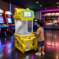 LECHUANG Distributeur automatique intelligent à griffes avec lecteur de cartes, unité de jeu d'arcade de capture de prix pour centre de jeux, centre commercial et centre de divertissement familial