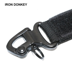 铁驴户外战术钥匙扣装备尼龙丝带钥匙扣衣架鹰钩皮带登山扣背包钩 - Product Image 2