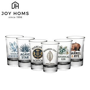 Petits verres à shot avec logo, verres à shot promotionnels en gros, verres à shot imprimés avec un design personnalisé, souvenir de voyage personnalisé, 30 ml, 50 ml - Product Image 2