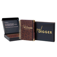Boîte Cadeau pour Agenda, Carnet et Planificateur de Vie, Format A5, à Spirales, avec Impression de Logo Personnalisée