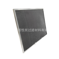 Filter Udara Industri Tipe Pelat G4 Spons Efek Primer Pengolahan Limbah Rangka Aluminium Baru Ukuran Dapat Disesuaikan filter udara